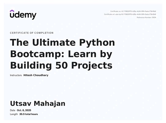 Udemy Course 1